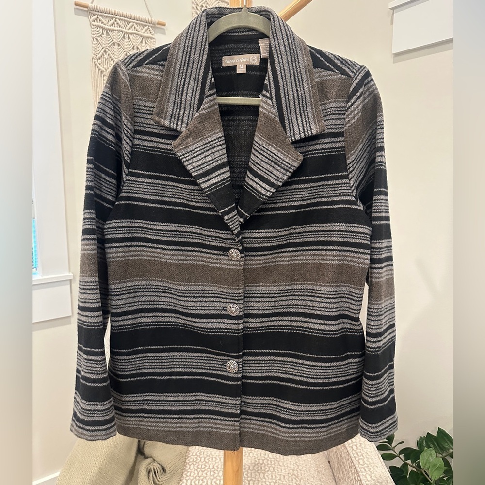 Victory Outfitters Striped Blazer Jacket Size M NWT With Pockets